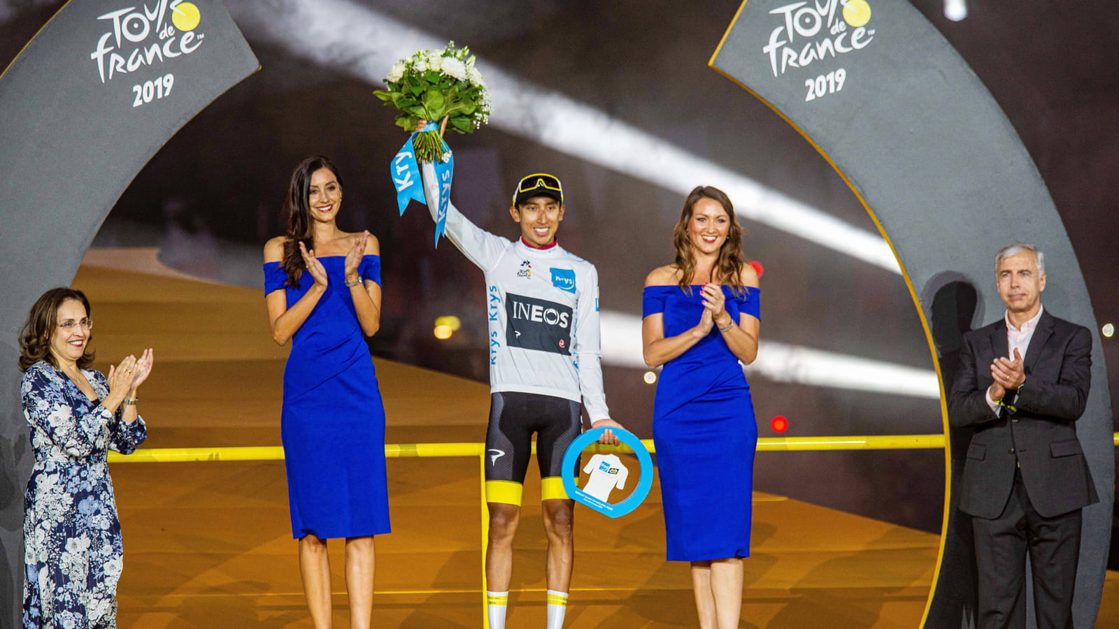 Egan Bernal, vainqueur du Tour de France