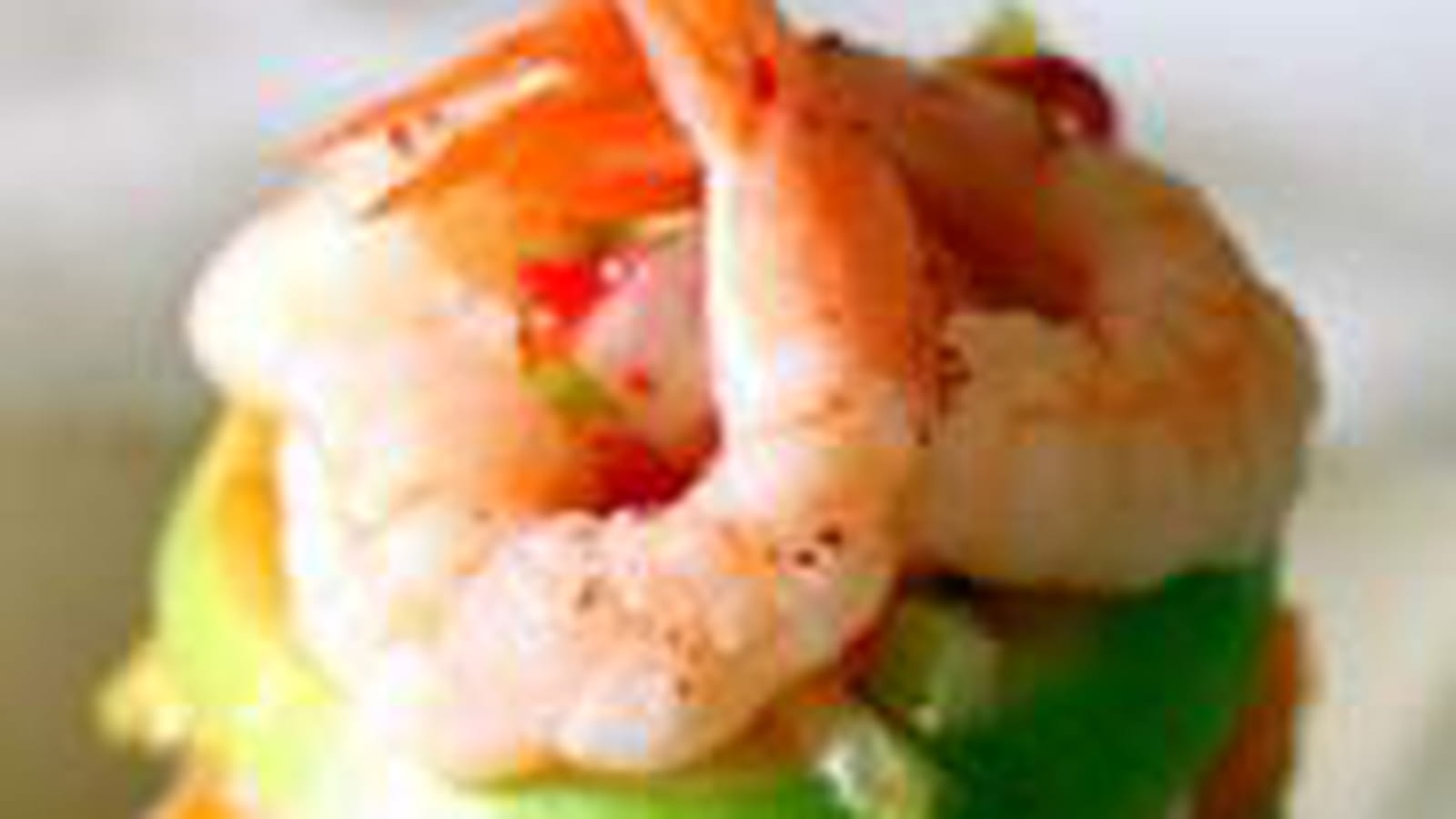 Salade de granny smith et crevettes