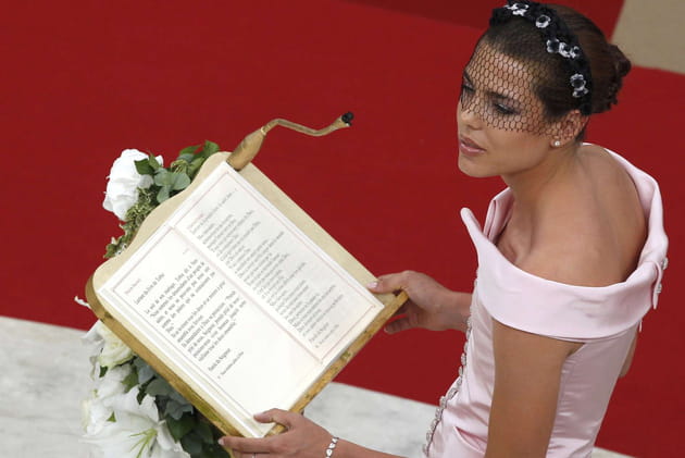Charlotte Casiraghi lors du mariage du prince Albert II et de Charlène de Monaco en 2010
