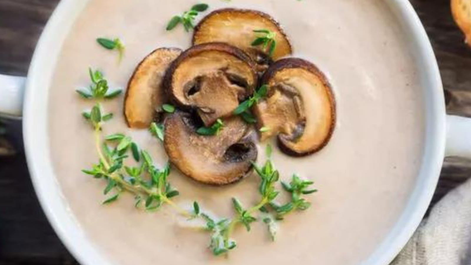 Veloutée aux champignons au Thermomix