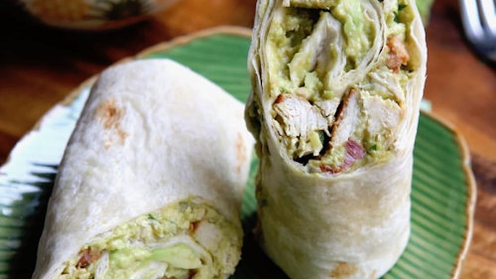 Wraps poulet et avocat