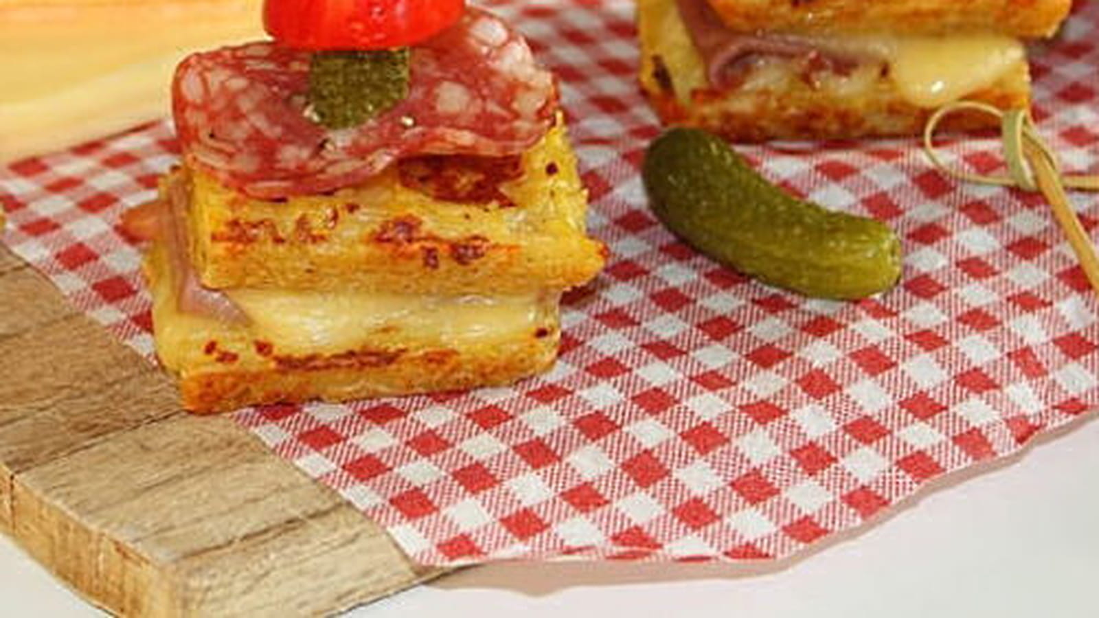 Gaufres de pommes de terre façon Raclette