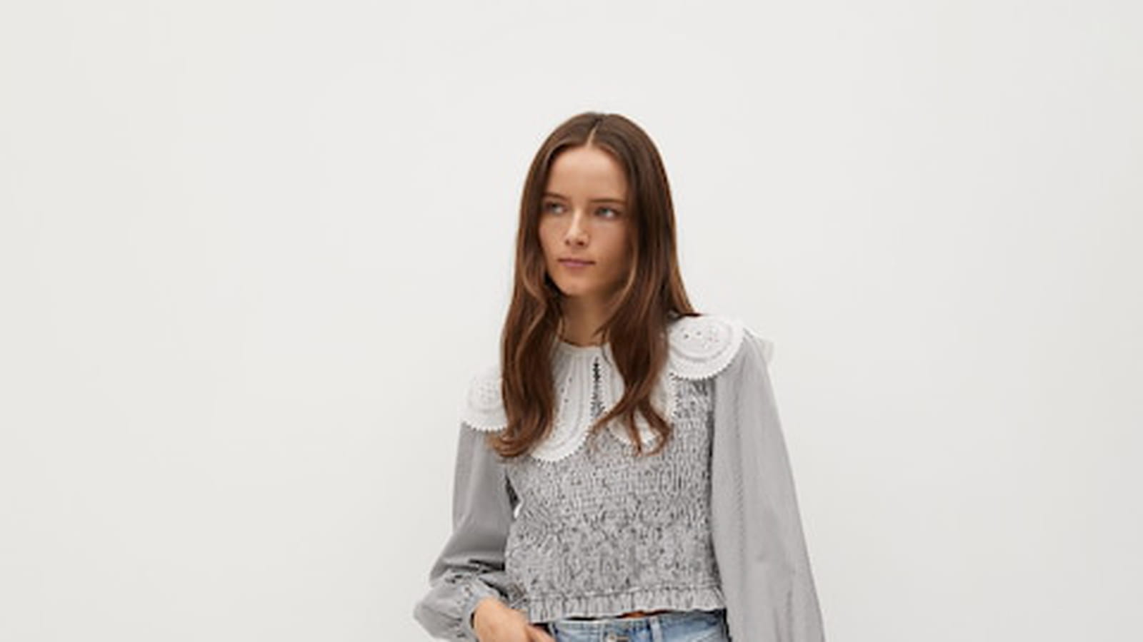 Blouse froncée Mango
