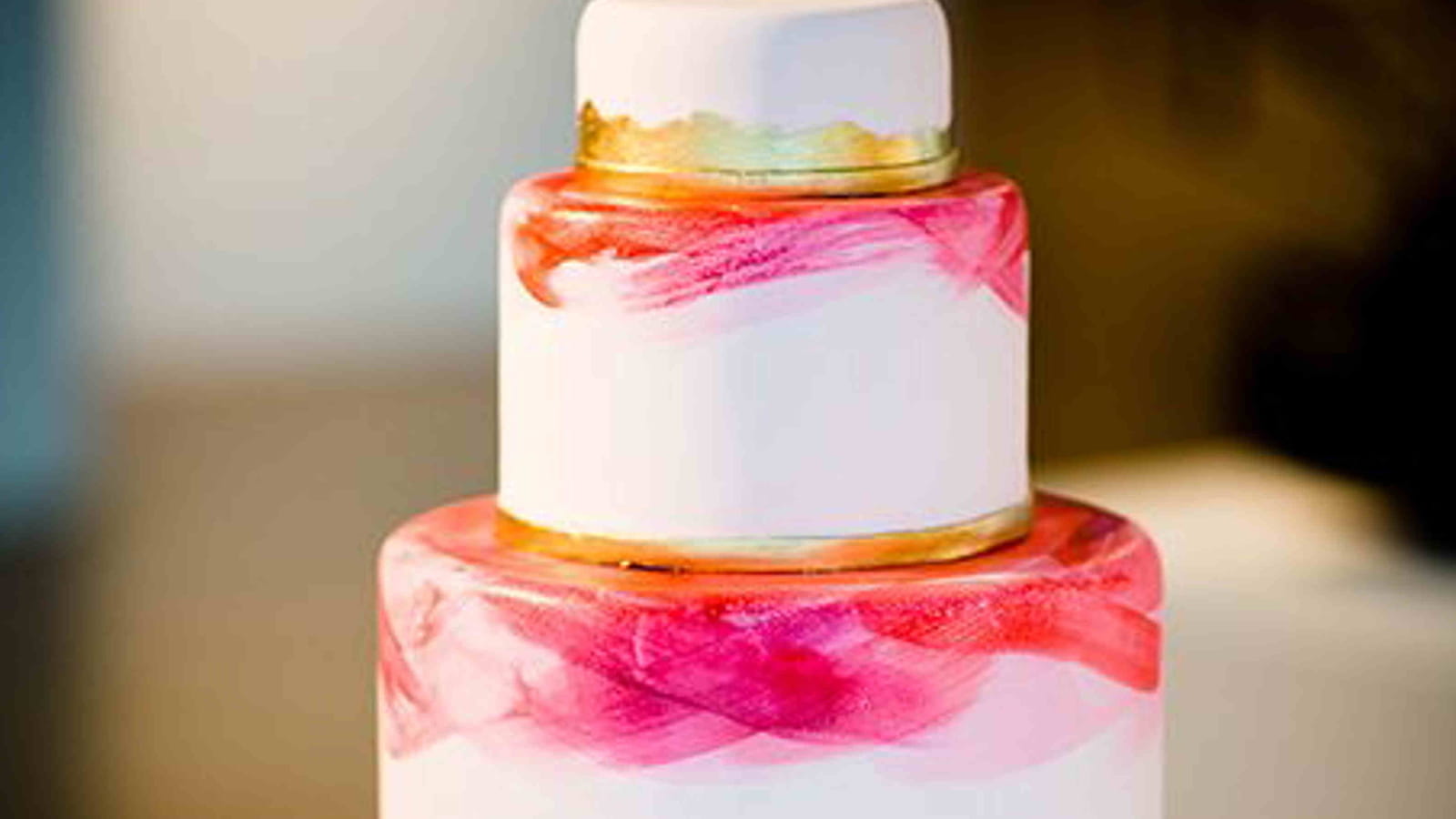 Wedding cake aérien