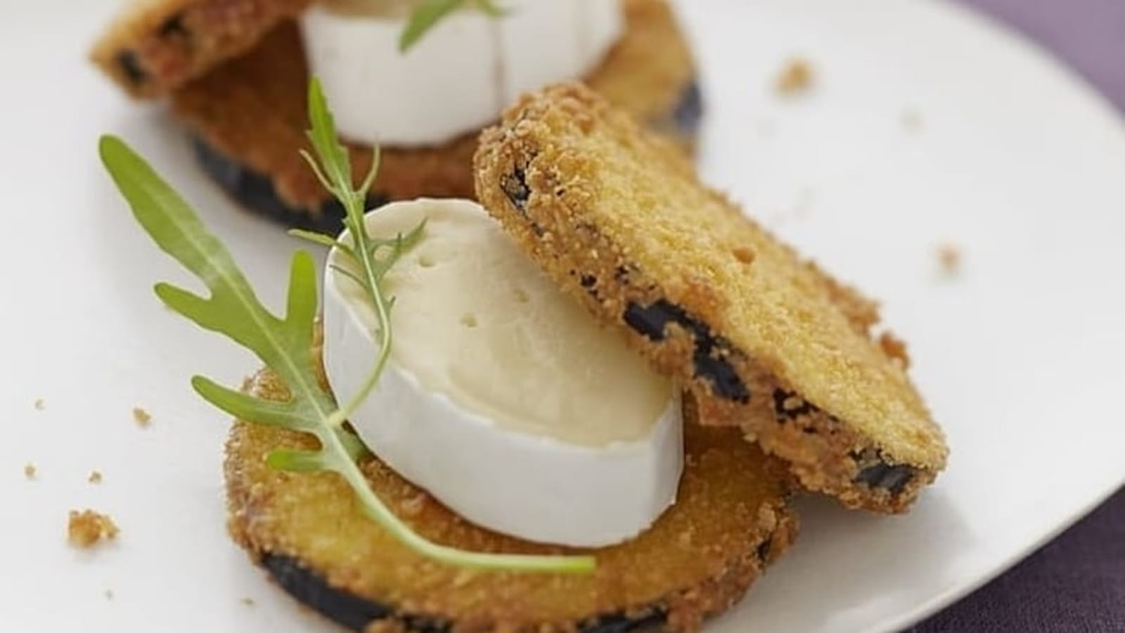 Aubergines panées