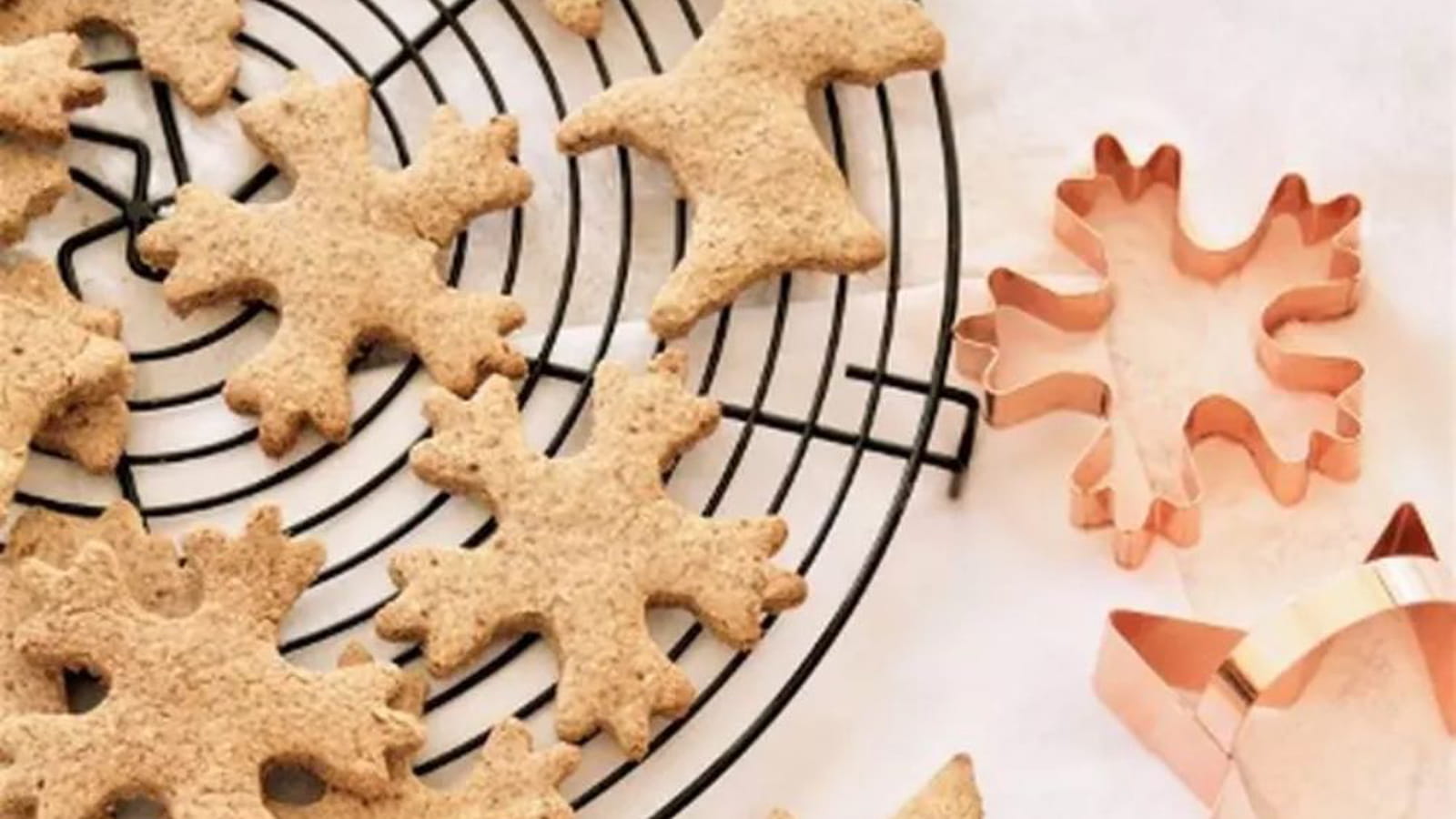 Spéculoos aux épices de Noël bio, sans gluten, sans oeufs et sans lait