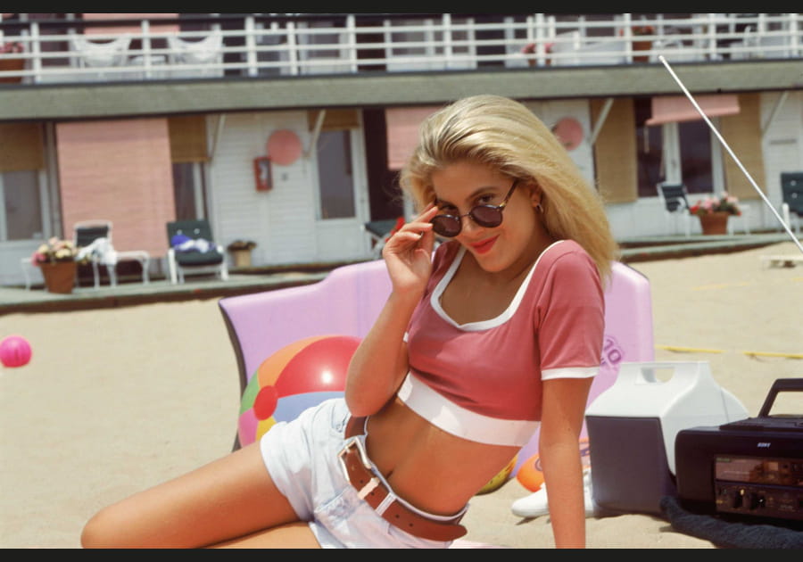 La chevelure blonde de Donna Martin