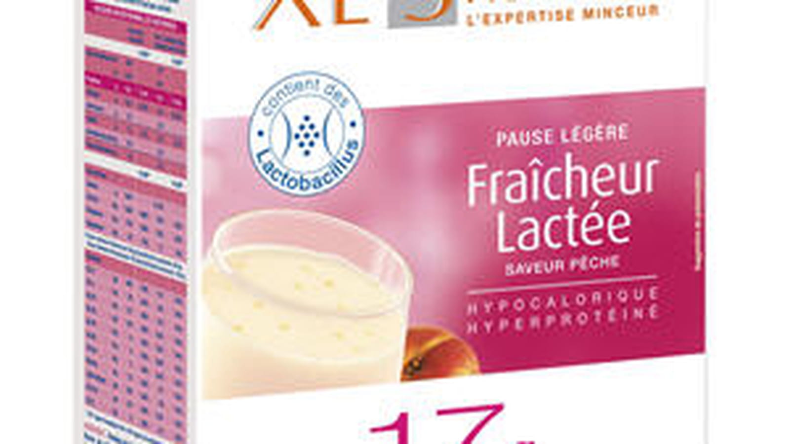 Fraîcheur lactée saveur pêche de XL-S nutrition