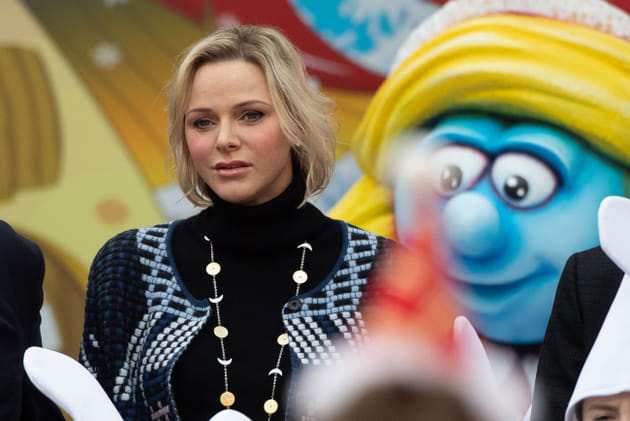 Charlene de Monaco, côte à côte avec la Schtroumpfette