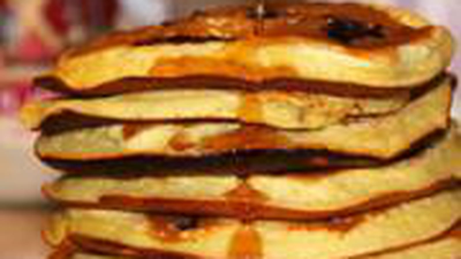 Pancakes aux myrtilles et sirop d'érable