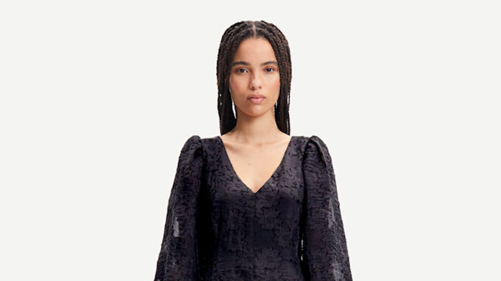 Robe noire Samsøe Samsøe