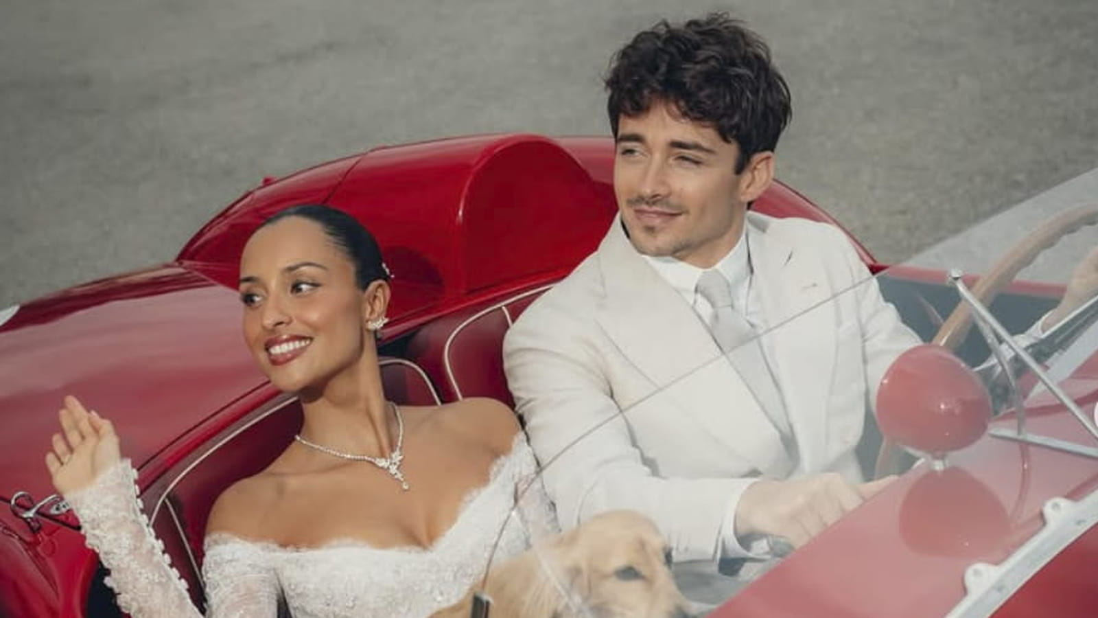 Charles Leclerc et Alexandra Saint-MIeux