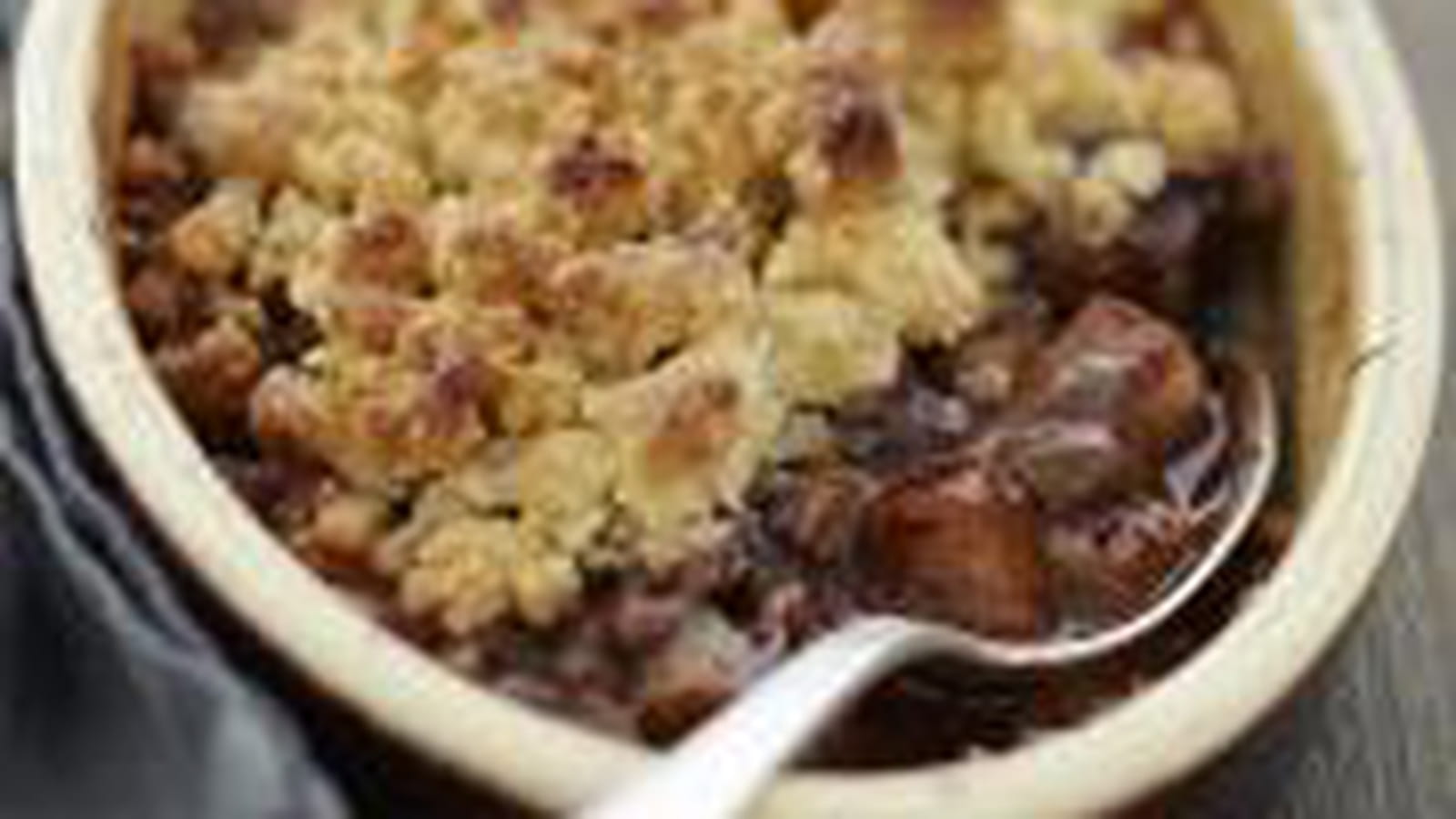 Crumble aux poires