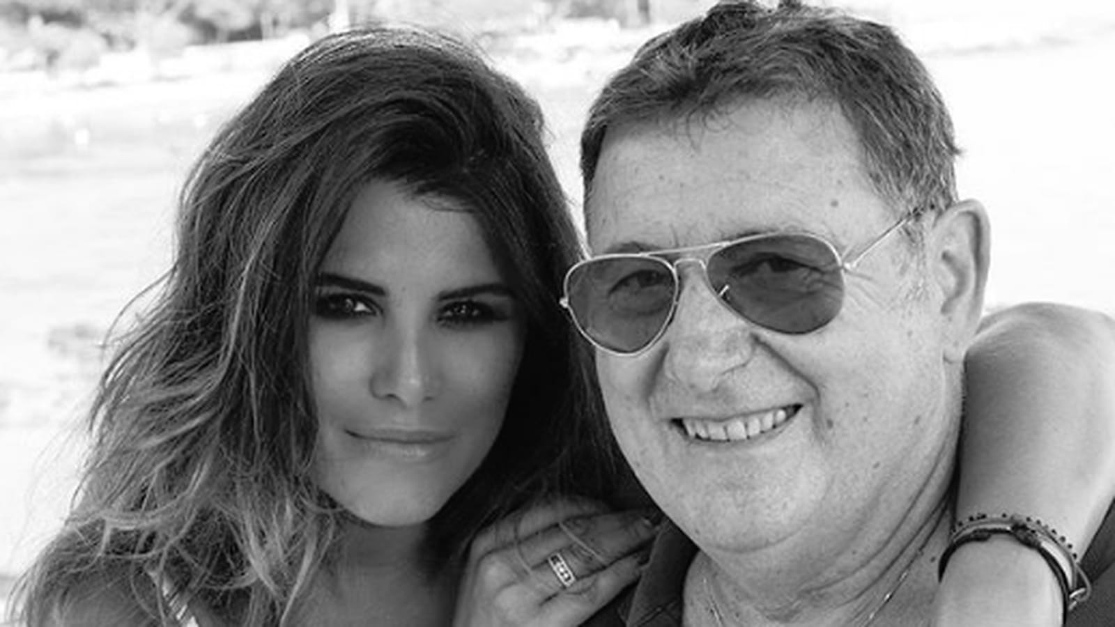 Karine Ferri et son papa