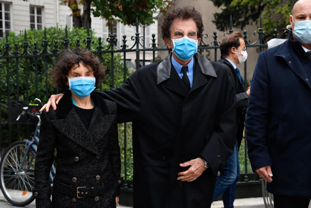 Jack Lang, ancien ministre de la Culture, et son épouse Monique