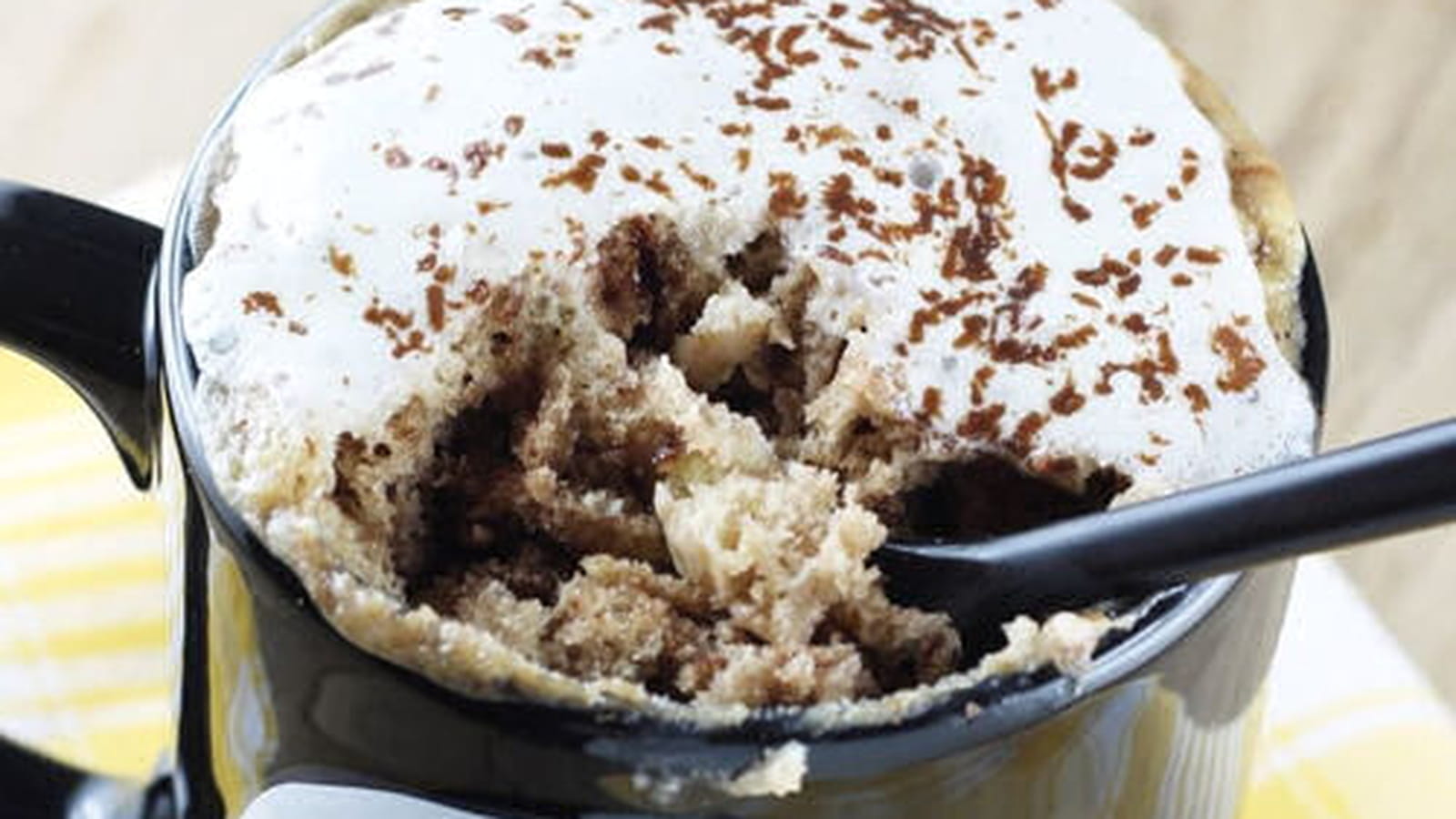 Mug cake marbré au Nutella