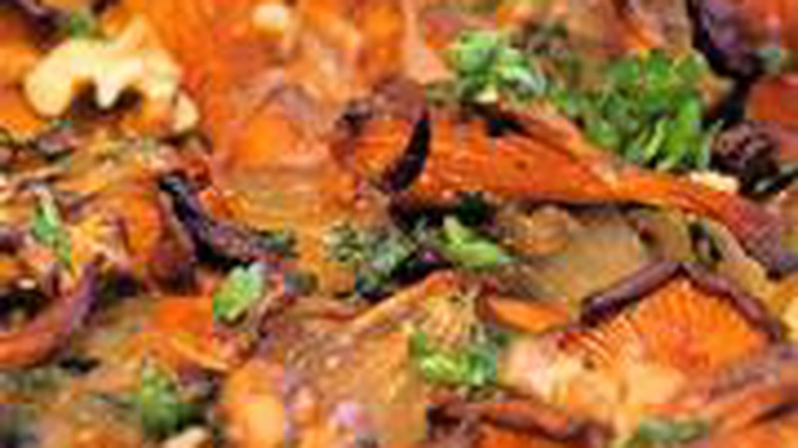 Tarte aux girolles et aux noix