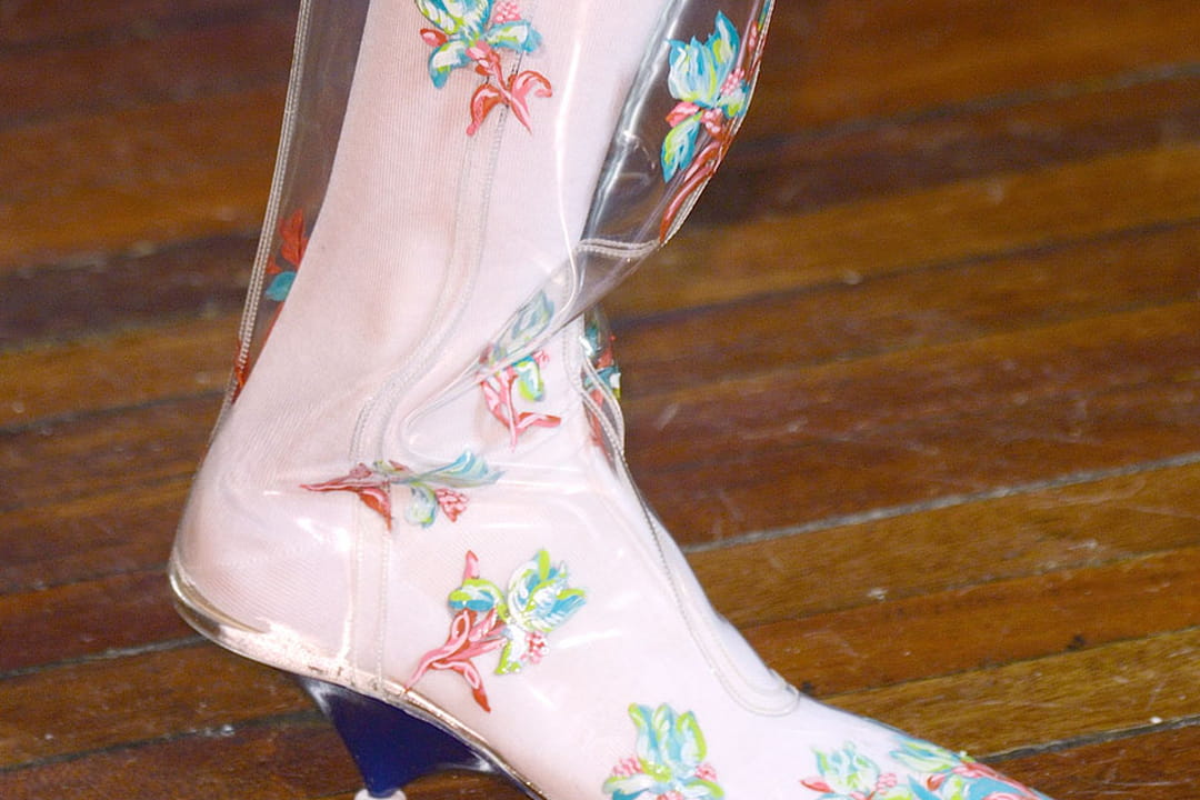 bottine plexi transparente