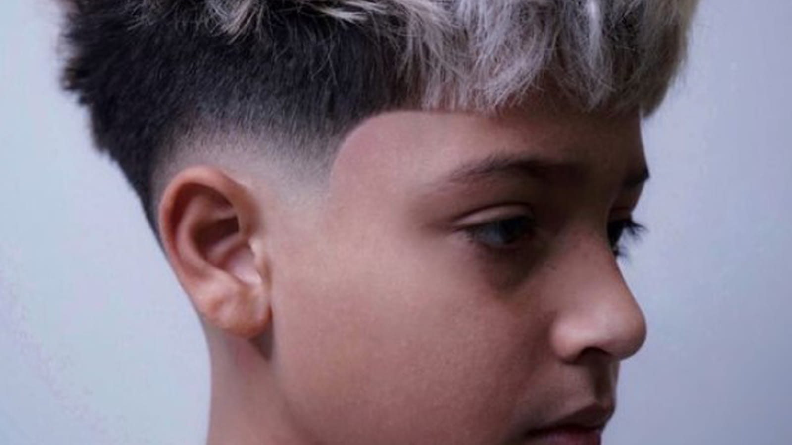 Coupe taper grise pour homme