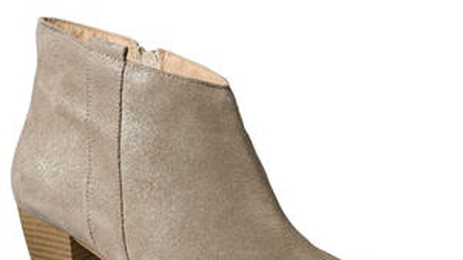 Bottines métallisées de La Redoute