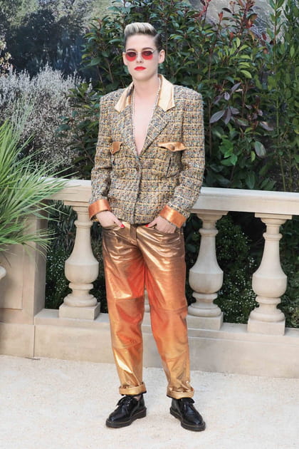 Kristen Stewart en look androgyne