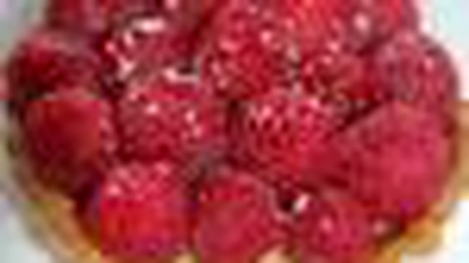 Tartelettes amandine aux framboises