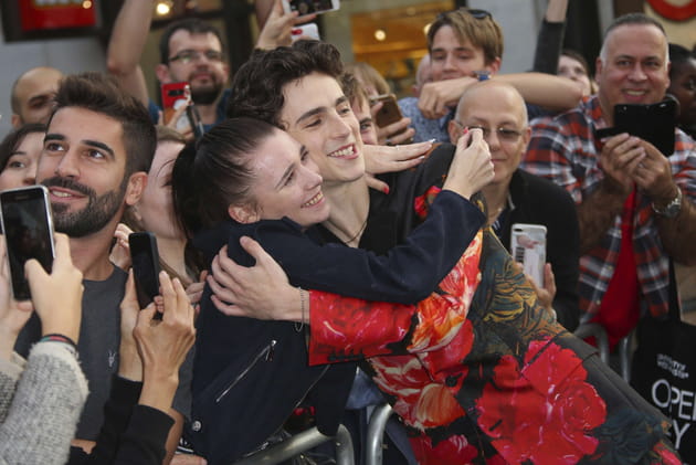 Timoth&eacute;e Chalamet&nbsp;: un "beautiful boy" tr&egrave;s c&acirc;lin au BFI London Film Festival
