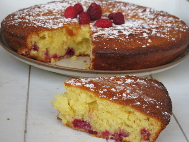 Recette De Gateau Moelleux Au Citron Et Framboises