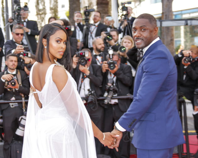 Idris Elba et son &eacute;pouse Sabrina Dhowre Elba, &agrave; la projection de "Trois mille ans &agrave; t'attendre", le 20&nbsp;mai