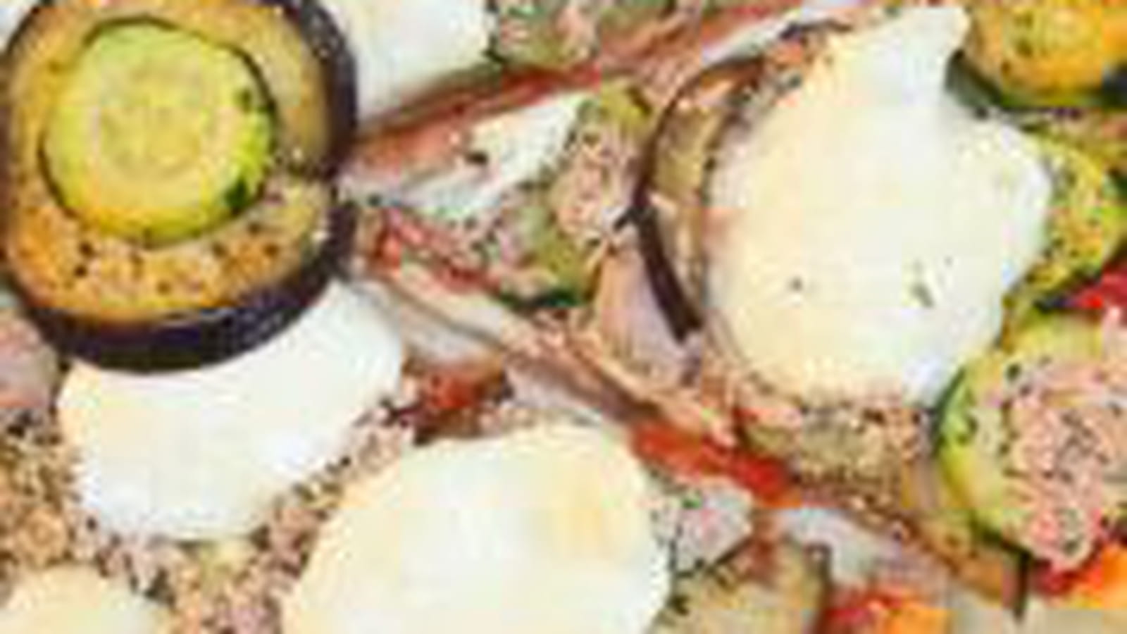 Pizza légumes, thon et mozzarella
