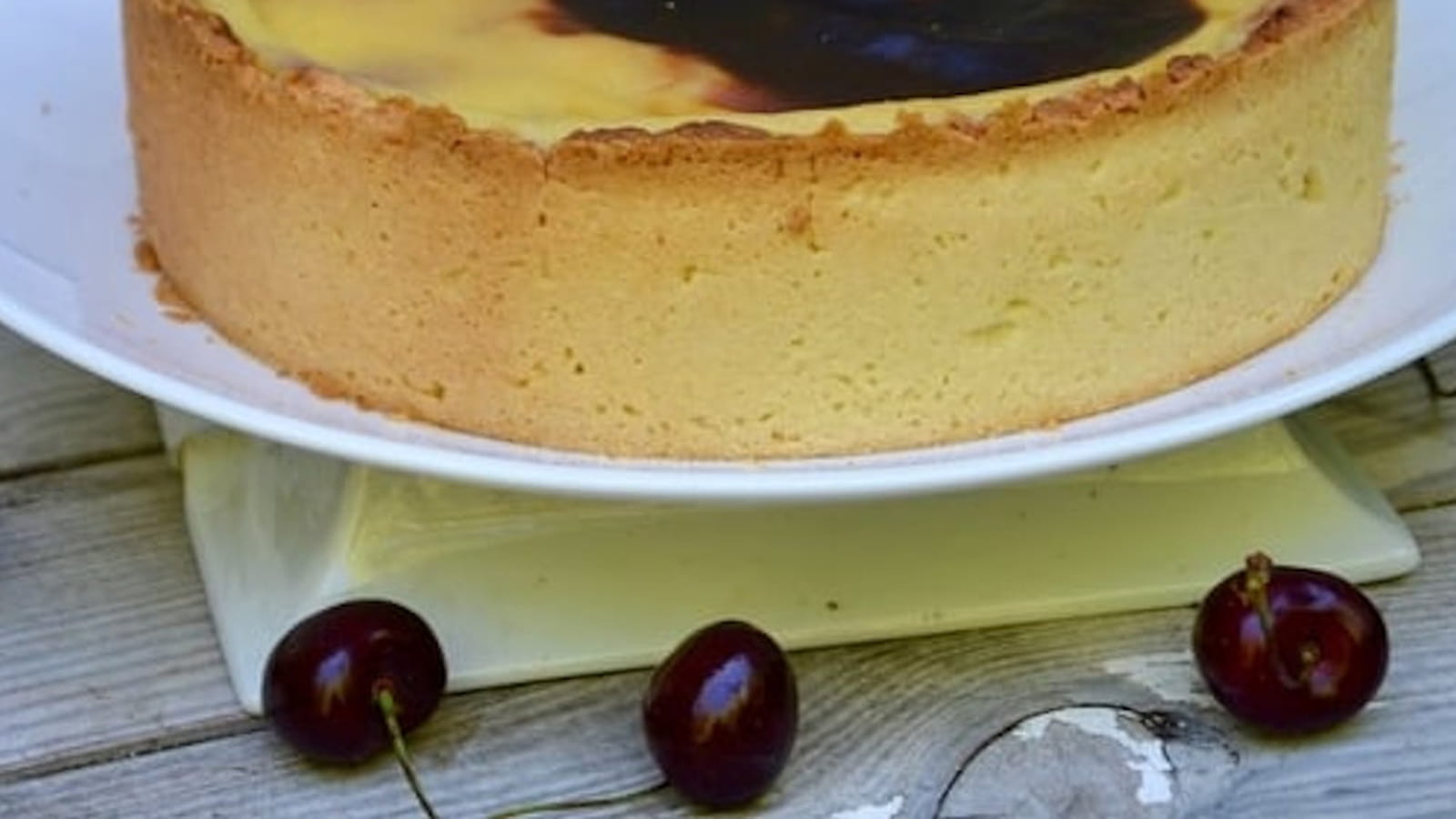 Flan pâtissier aux cerises