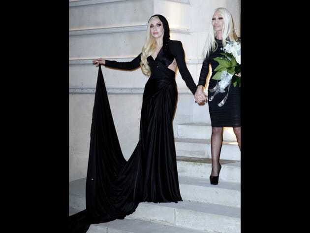 Fashion week : Lady Gaga au défilé Atelier Versace