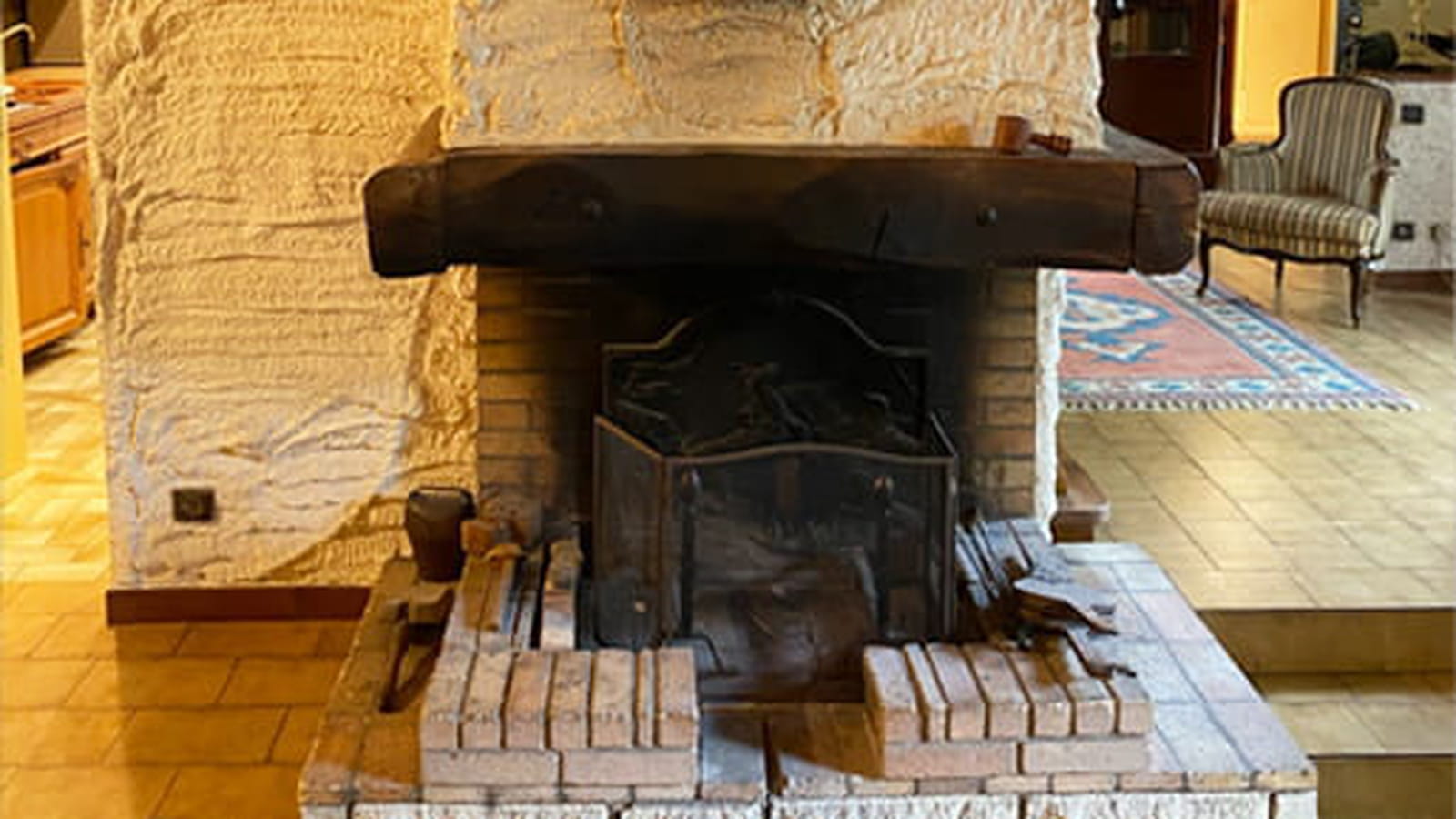 Cheminée avant