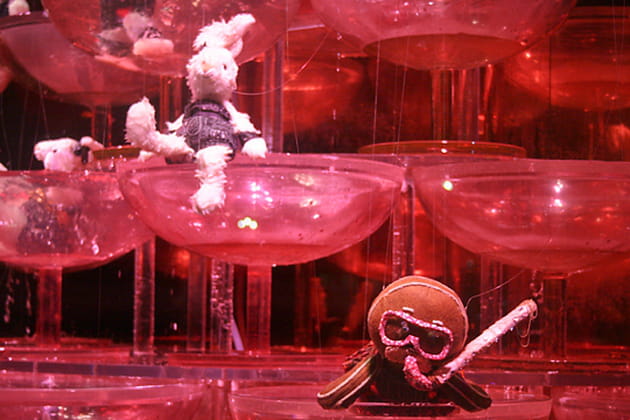 Une pyramide de champagne