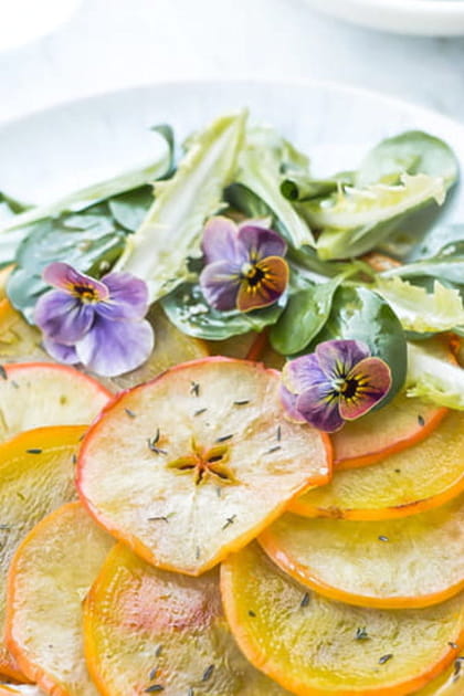 Tarte tatin de betterave jaune et pomme Pink Lady&reg;