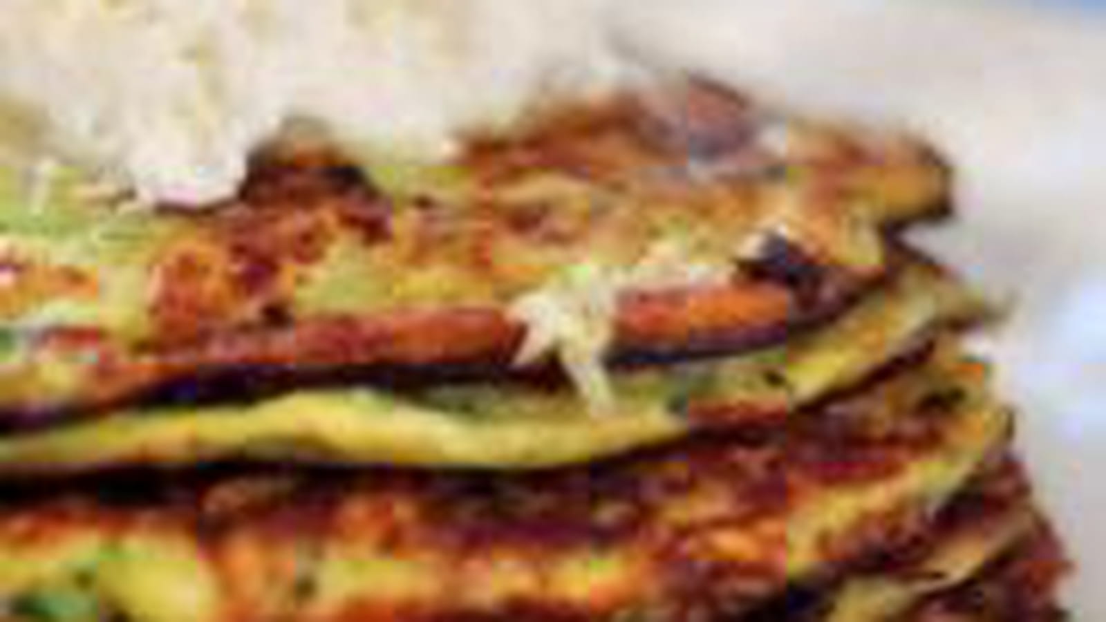 Galettes de courgettes à l'Ossau Iraty