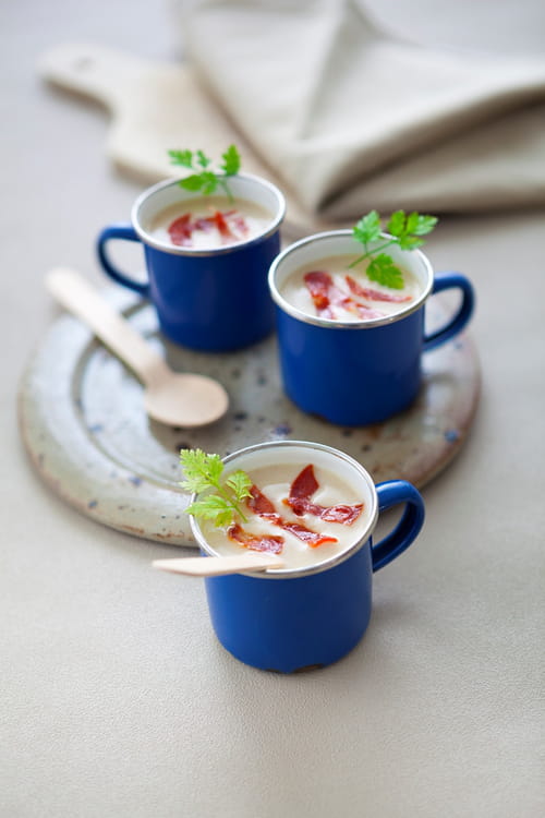 Velouté de chou-fleur au chorizo