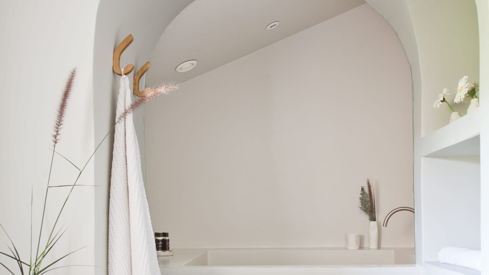 Salle de bains tout en rondeur