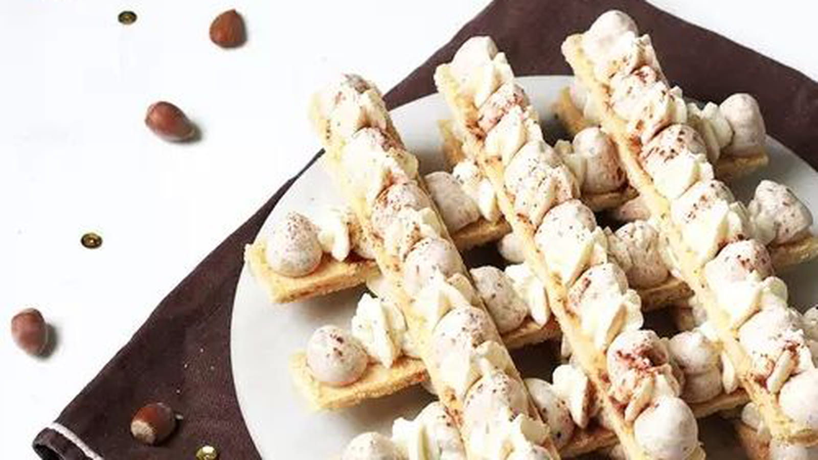 Mille-feuille revisité au pralin et au citron