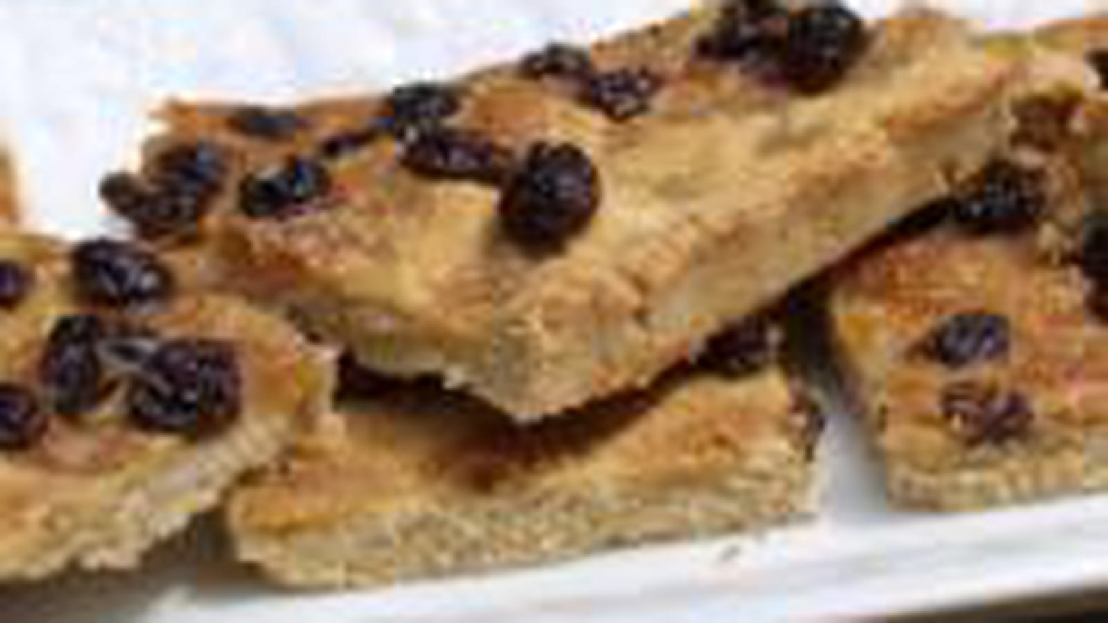 Tarte au sucre et aux raisins