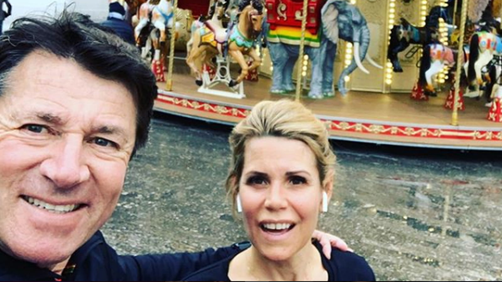 Christian Estrosi et Laura Tenoudji