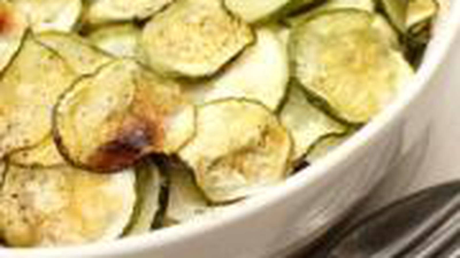 Gratin de courgettes à la menthe et au citron confit