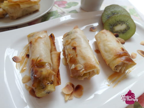 Nems sucrés kiwi et banane