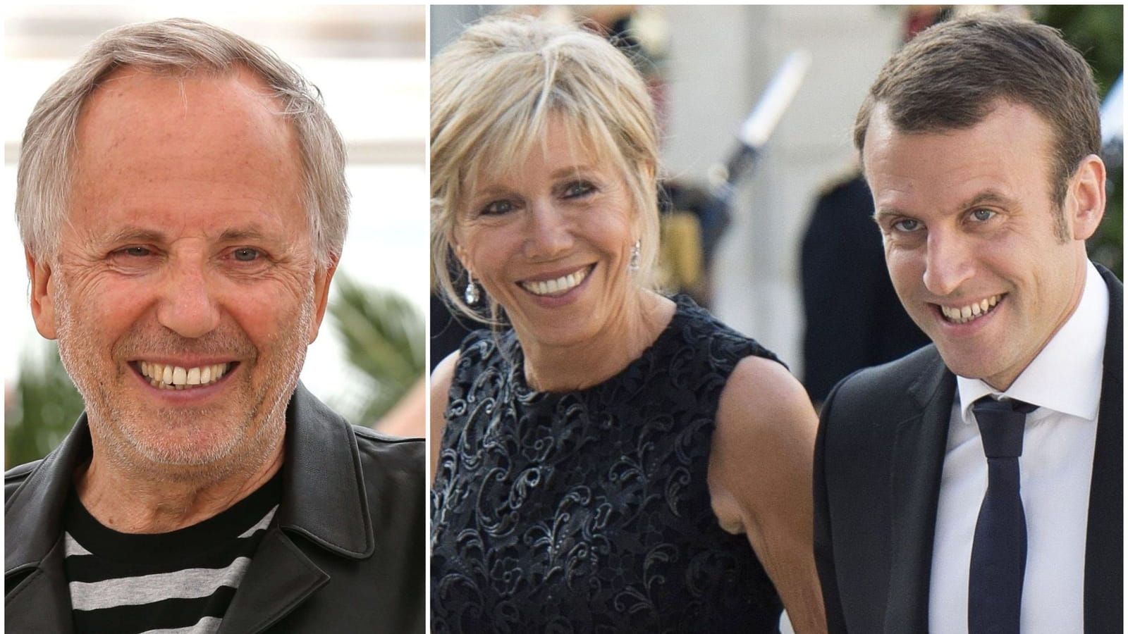 Fabrice Luchini et les Macron