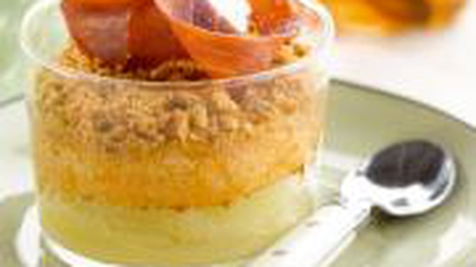 Crumble aux poires et au Comté