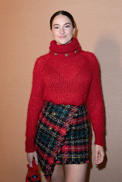 Shailene Woodley au défilé Balmain