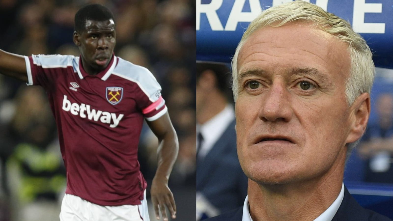 Kurt Zouma et Didier Deschamps