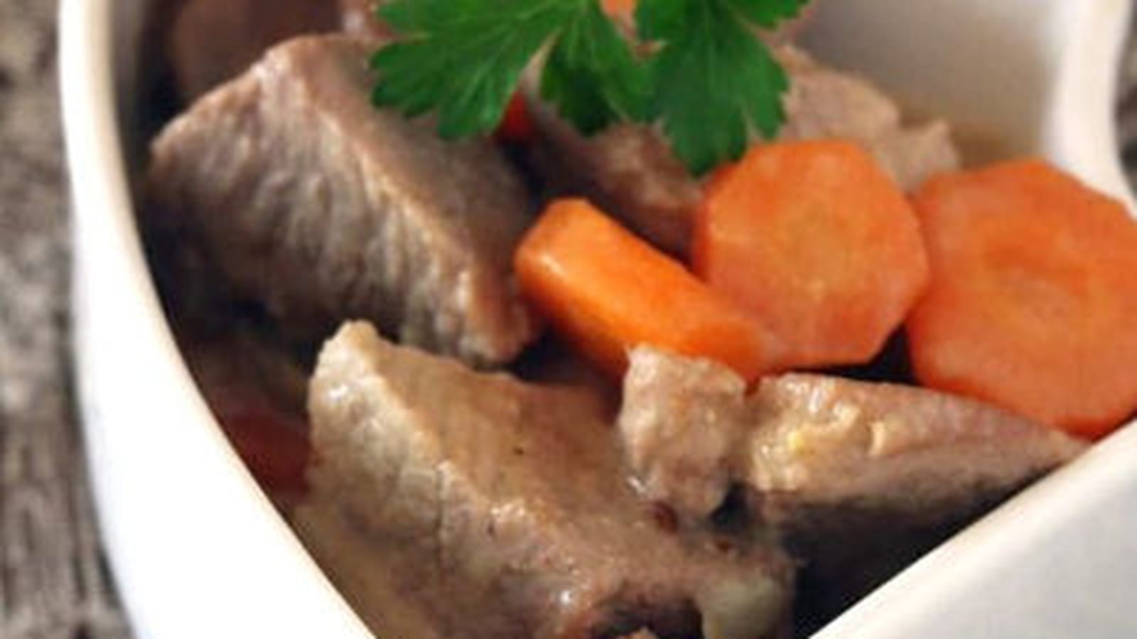 Sauté de porc à la moutarde  