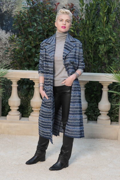 C&eacute;cile Cassel au d&eacute;fil&eacute; Chanel