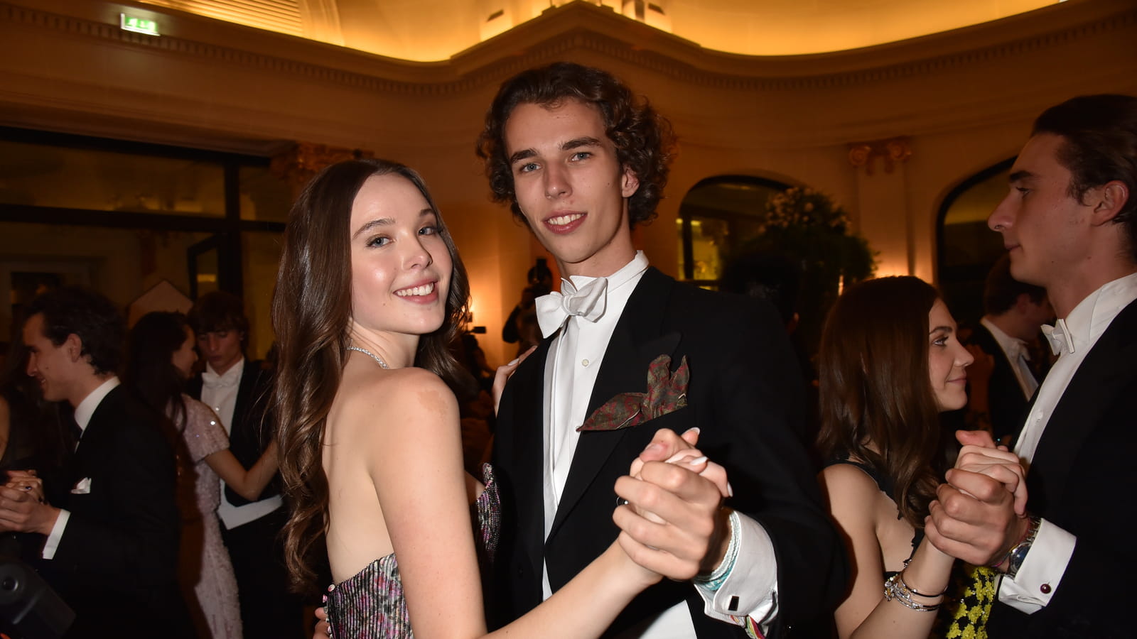 Ella Beatty et son cavalier Hans Gerhard Jensen 